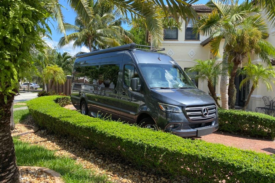 "Lola" Brand New 2021 Mercedes Benz Winnebago Era 70X Class B RV rental for the Florida Keys, exterior