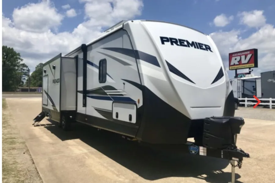 2022 Keystone Premier Travel Trailer RV rental for the Florida Keys, exterior