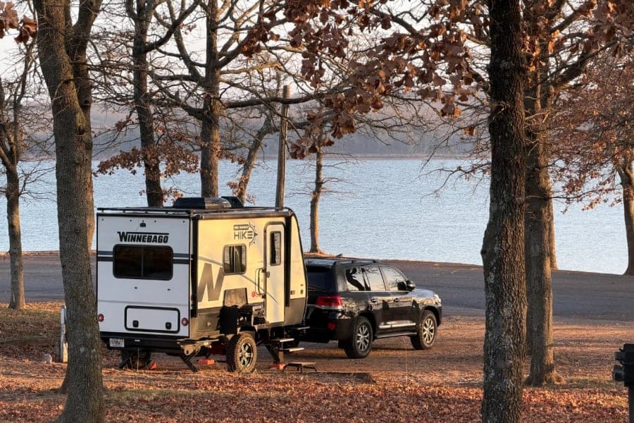 Cozy Couple’s Camper | Winnebago Hike 100 | Pet Friendly + Easy Tow Travel Trailer RV rental for the Florida Keys, exterior